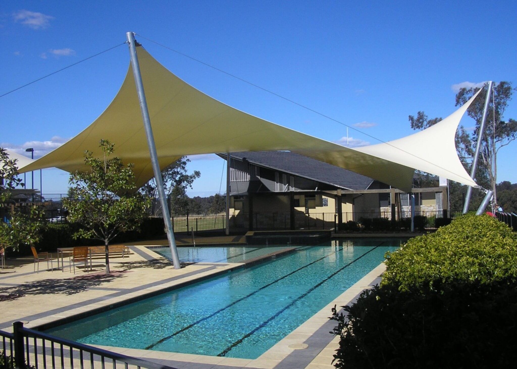 5 Concept Mái Bạt Căng Kiến Trúc Cho Bể Bơi Gia Đình Được Ưa Chuộng Nhất