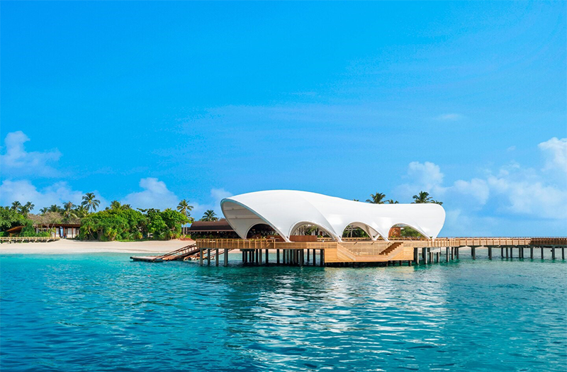 Gợi ý những mẫu bạt căng kiến trúc theo phong cách Tropical